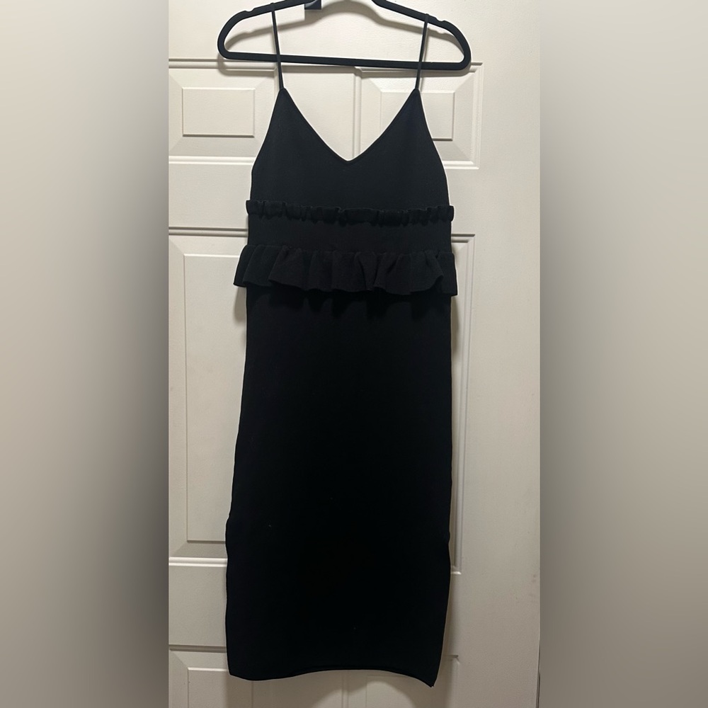 Gianni Bini Black Priscilla Spaghetti Strap Dress